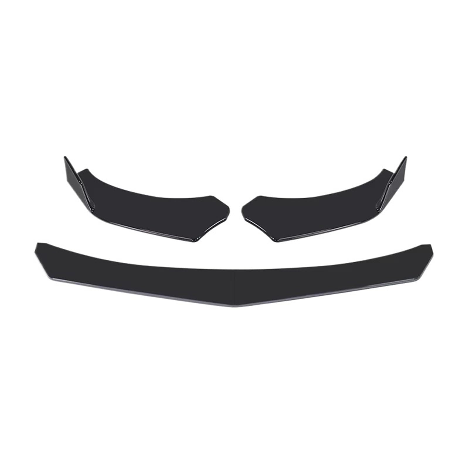 JJRFVBGT Auto Kofferraumspoiler Kompatibel Mit 4/5-teiliges Auto-Frontstoßstangen-Lippenkörper-Set Spoiler-Splitter Kohlefaser-Stoßstangen-Canard-Lippensplitter(Type 2) von JJRFVBGT