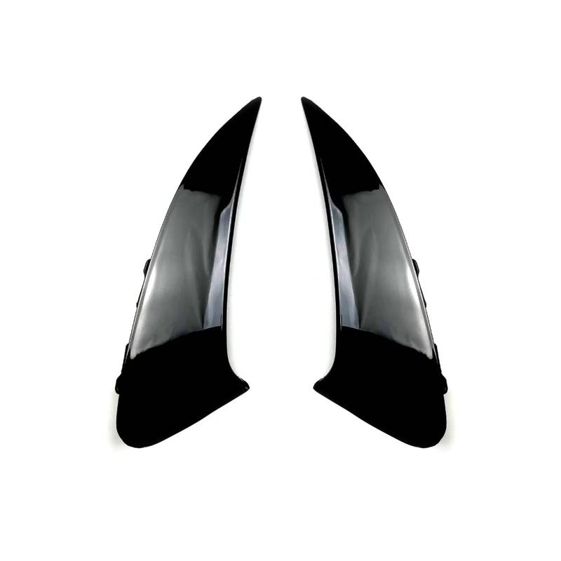 JJRFVBGT Auto Kofferraumspoiler Kompatibel Mit Benz Für C118 CLA200 CLA220 CLA250 CLA45 Für AMG 2020 2021 2022 2023 2024 2X Auto-Heckstoßstangenspoilerseite Für Wing Canard(Gloss Black) von JJRFVBGT