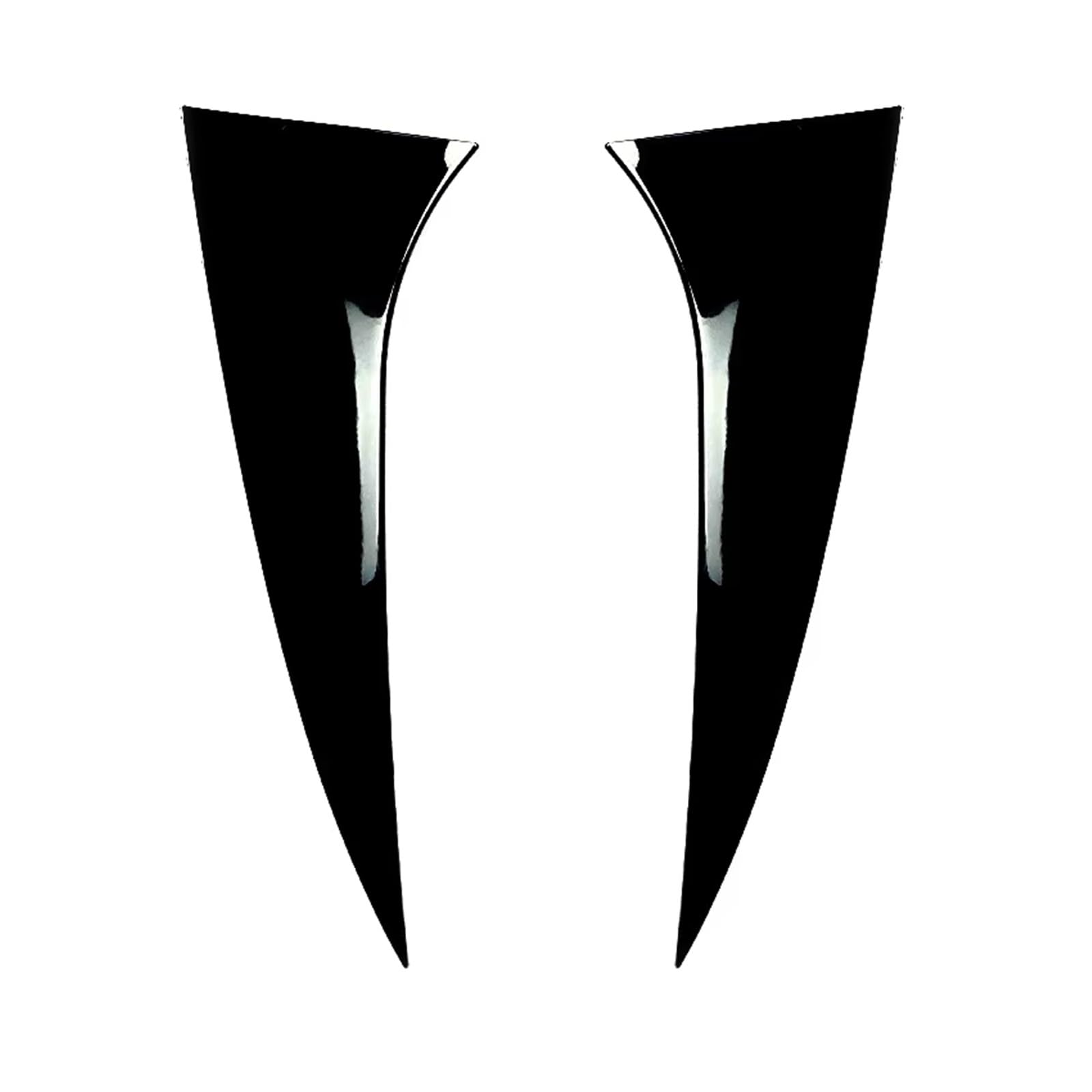 JJRFVBGT Auto Kofferraumspoiler Kompatibel Mit Hyundai Für IX35 2010 2011 2012 2013 2014 2015 2016 2017 Glänzender Schwarzer Hinterer Seitenspoiler Canard-Splitter Auto-Heckfensterseite Für Flügel von JJRFVBGT