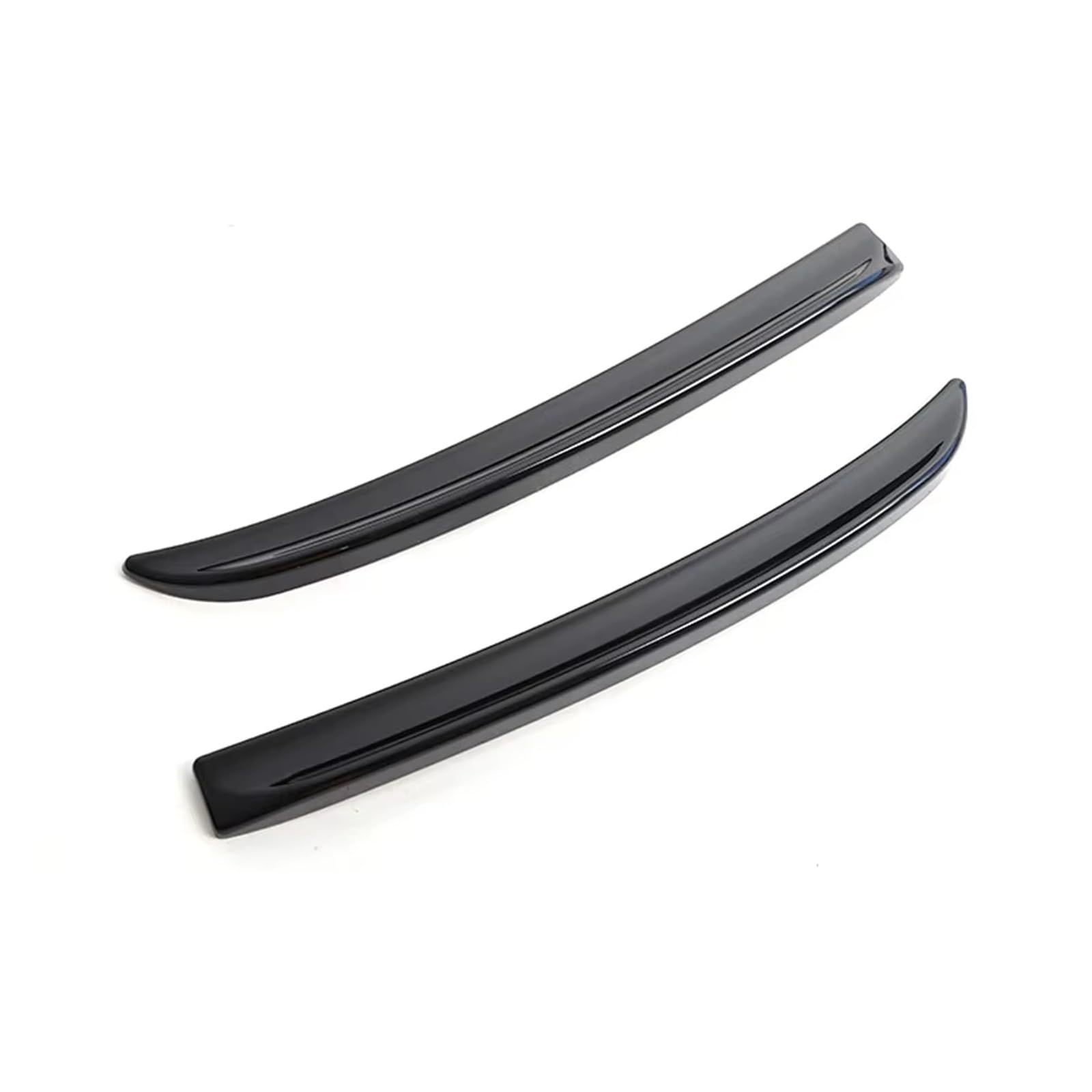 JJRFVBGT Auto Kofferraumspoiler Kompatibel Mit Mini Für Cooper F56 F55 2014 2015 2016 2017 2018 2019 2020 2021 2022 2023 2024 2 Stück Schwarze Auto-Heckspoiler-Verlängerungslippenflossen(Black) von JJRFVBGT