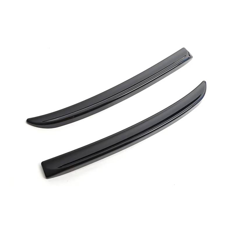 JJRFVBGT Auto Kofferraumspoiler Kompatibel Mit Mini Für Cooper F56 F55 2014 2015 2016 2017 2018 2019 2020 2021 2022 2023 2024 2 Stück Schwarze Auto-Heckspoiler-Verlängerungslippenflossen(Black) von JJRFVBGT
