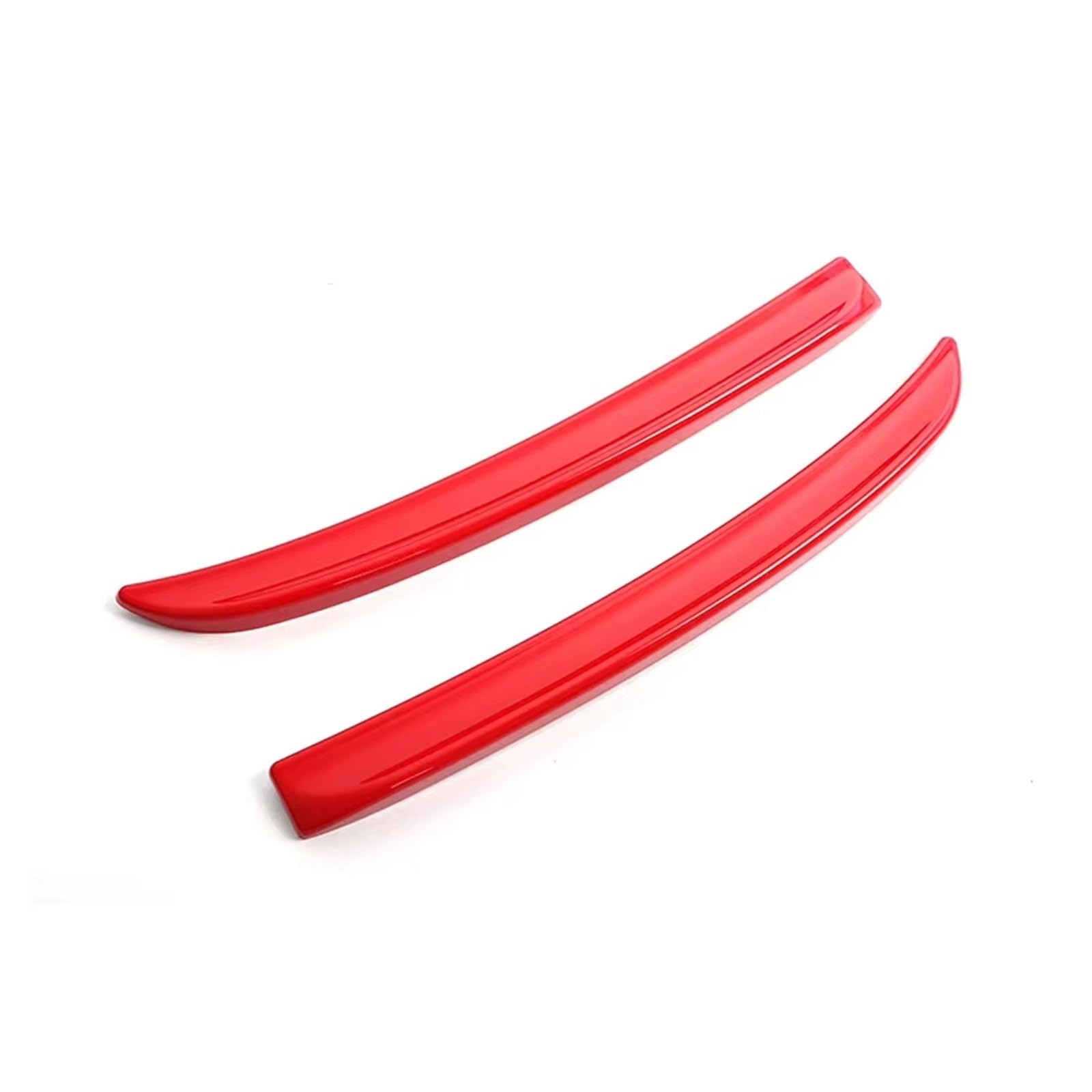 JJRFVBGT Auto Kofferraumspoiler Kompatibel Mit Mini Für Cooper F56 F55 2014 2015 2016 2017 2018 2019 2020 2021 2022 2023 2024 2 Stück Schwarze Auto-Heckspoiler-Verlängerungslippenflossen(Red) von JJRFVBGT