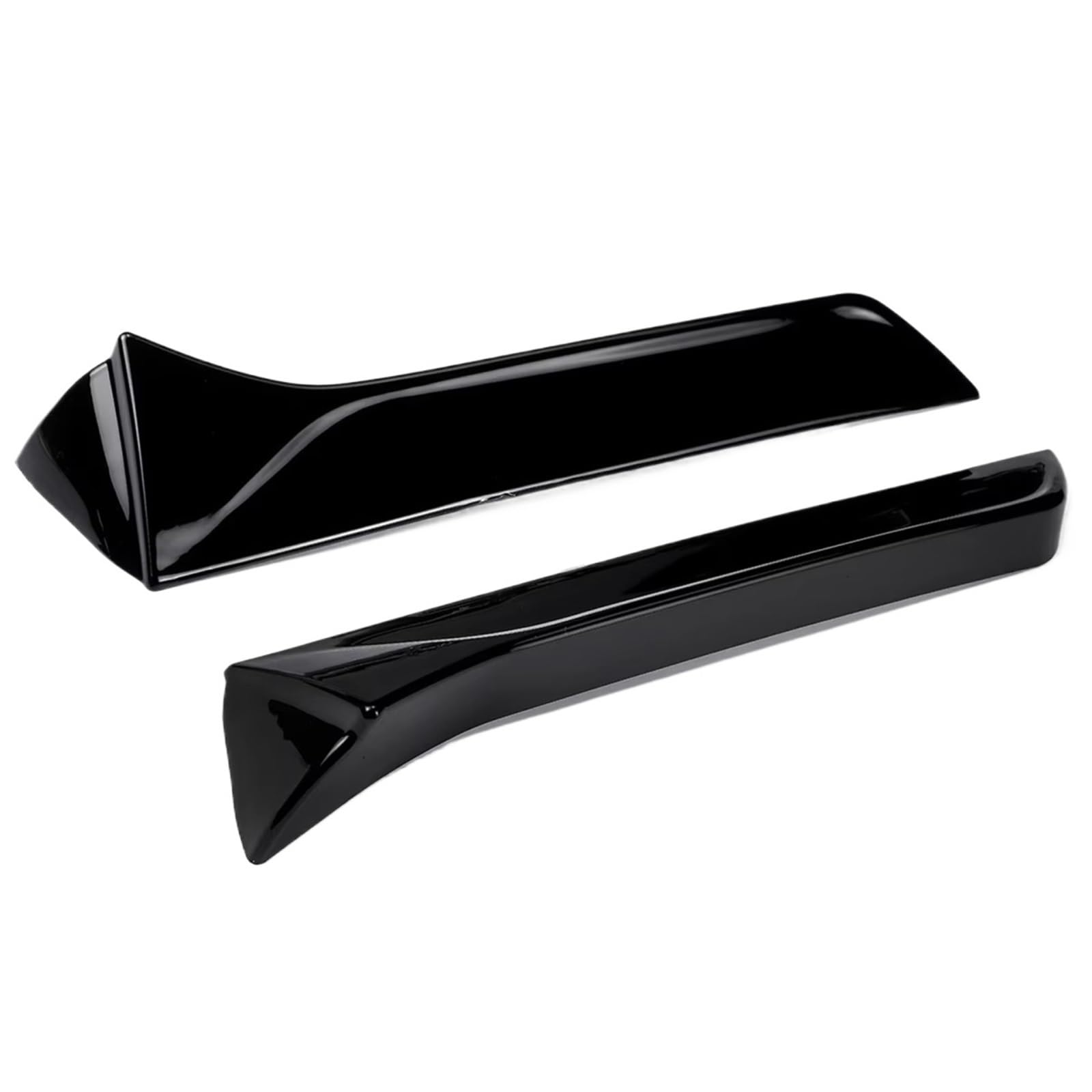 JJRFVBGT Auto Kofferraumspoiler Kompatibel Mit Seat Für Leon 5F Für FR MK3 MK3.5 2013 2014 2015 2016 2017 2018 2019 2020 2021 Glänzend Schwarzer Heckscheiben-Seitenspoiler Für Flügel von JJRFVBGT