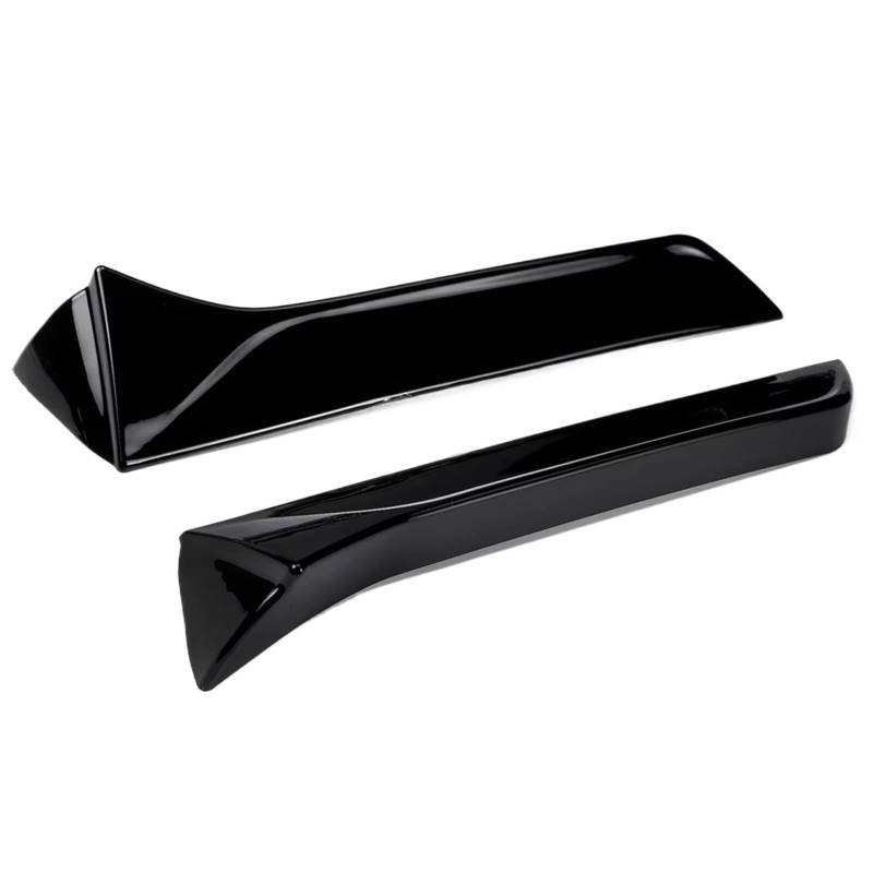 JJRFVBGT Auto Kofferraumspoiler Kompatibel Mit Seat Für Leon 5F Für FR MK3 MK3.5 2013 2014 2015 2016 2017 2018 2019 2020 2021 Glänzend Schwarzer Heckscheiben-Seitenspoiler Für Flügel von JJRFVBGT