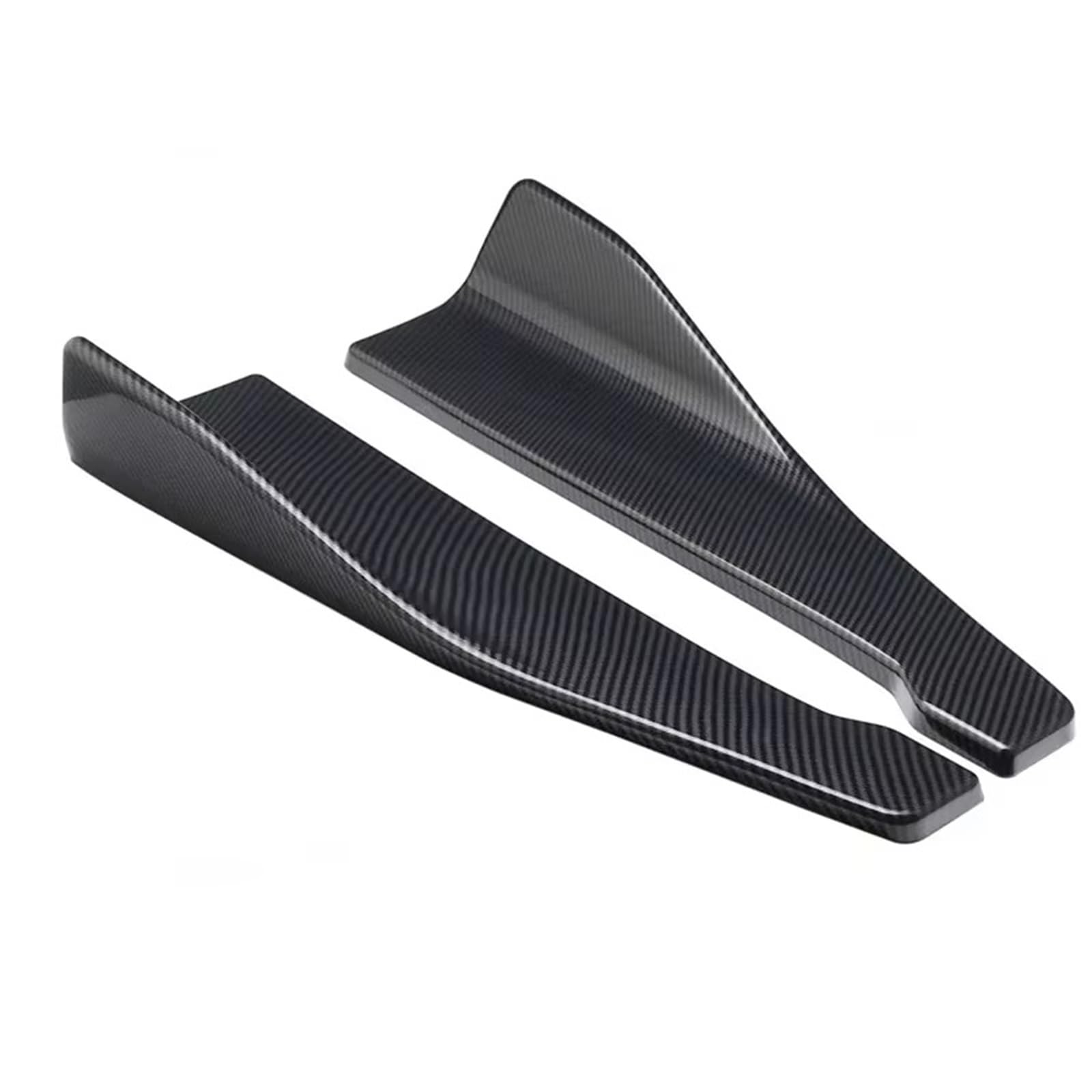 JJRFVBGT Auto Kofferraumspoiler Kompatibel Mit Volvo Für V70 Für Versa Seitenschweller Stoßstangenspoiler Splitterschutz Außenmodifikationszubehör(Carbon) von JJRFVBGT