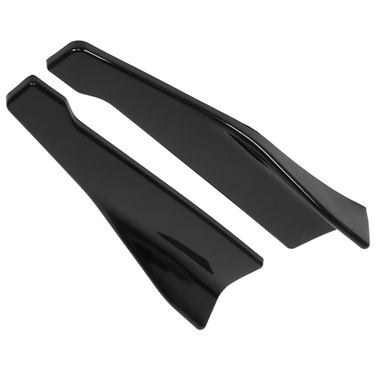 JJRFVBGT Auto Kofferraumspoiler Kompatibel Mit Volvo Für V70 Für Versa Seitenschweller Stoßstangenspoiler Splitterschutz Außenmodifikationszubehör(Glossy Black) von JJRFVBGT