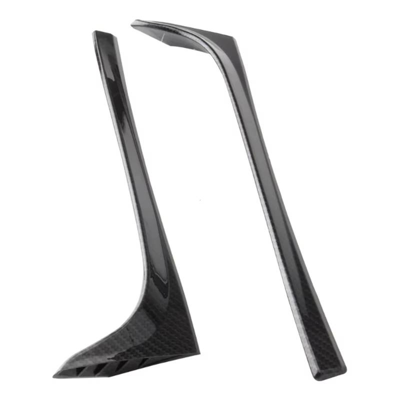JJRFVBGT Auto Kofferraumspoiler Kompatibel Mit Vw Für Golf MK7 MK7.5 2014 2015 2016 2017 2018 2 Stück Glänzend Schwarz Heckscheibe Seitenstamm Spoiler Canard Canards Splitter Zubehör(Carbon Fiber) von JJRFVBGT