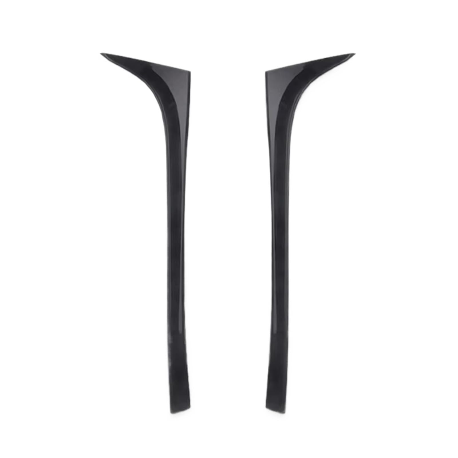 JJRFVBGT Auto Kofferraumspoiler Kompatibel Mit Vw Für Golf MK7 MK7.5 2014 2015 2016 2017 2018 Glänzend Schwarz Heckscheibe Seitenspoiler Canard Canards Splitter-Zubehör(Black) von JJRFVBGT