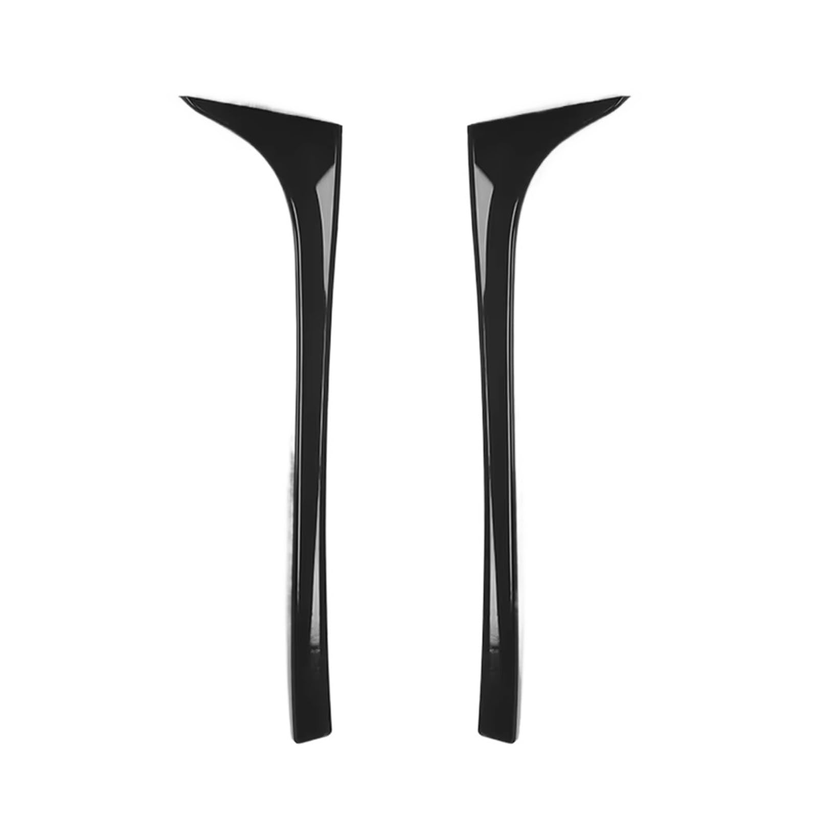 JJRFVBGT Auto Kofferraumspoiler Kompatibel Mit Vw Für Golf MK7 MK7.5 2014 2015 2016 2017 2018 Glänzend Schwarz Heckscheibe Seitenspoiler Canard Canards Splitter-Zubehör(Bright Black) von JJRFVBGT