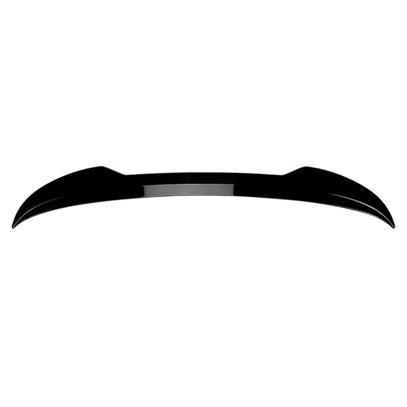 JJRFVBGT Auto Kofferraumspoiler Kompatibel Mit Vw Für Golf MK8 Für GTI R Für GTD 2020 2021 2022 2023 2024 Auto-Heckdachspoiler Heckkoffer Fester Wind Für Flügel-Styling-Dekoration(Glossy Black) von JJRFVBGT