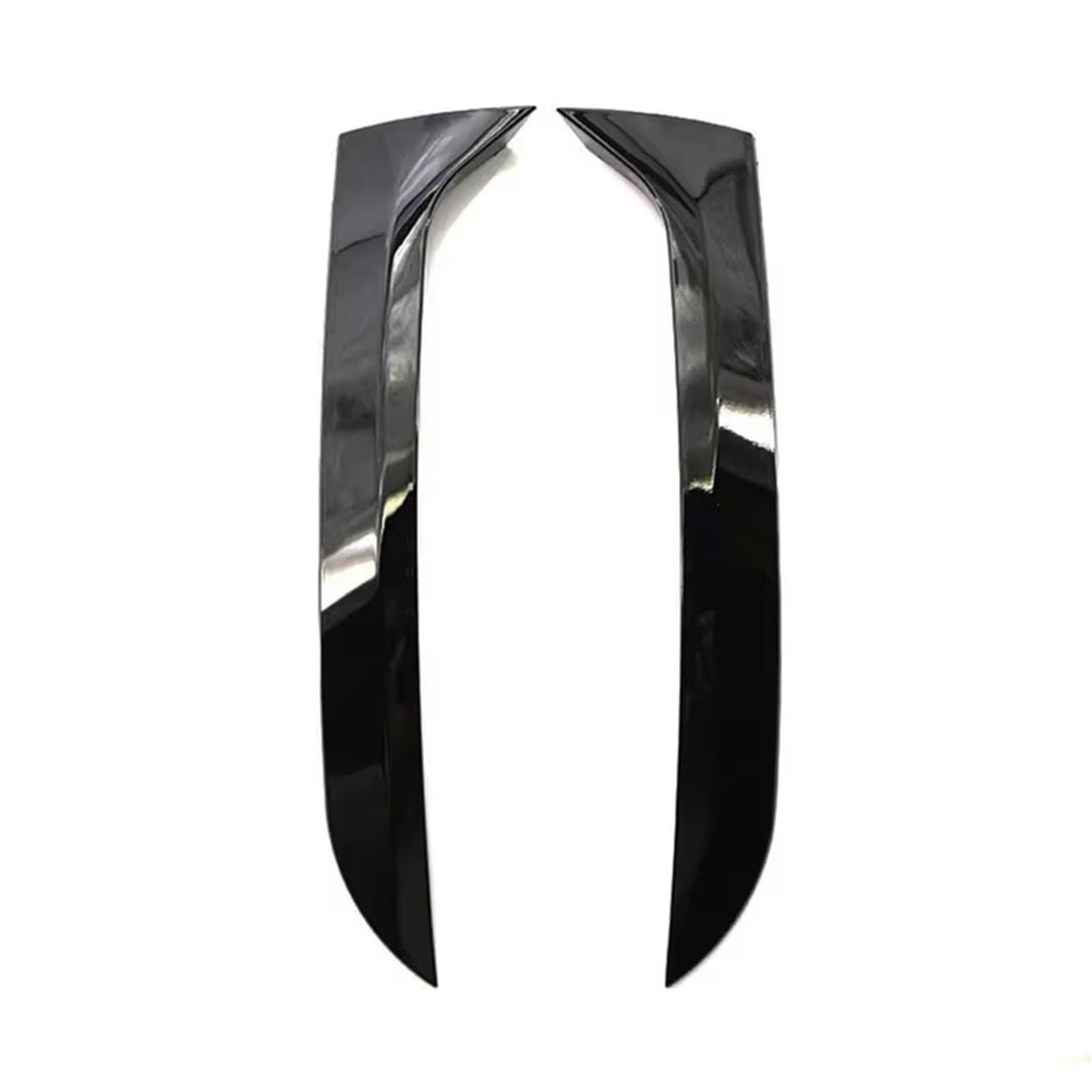 JJRFVBGT Auto Kofferraumspoiler Kompatibel Mit Vw Für Tiguan MK1 2007 2008 2009 2010 2011 2012 2013 2014 2015 2016 1 Paar Auto-Heckscheiben-Seitenspoiler Glänzendes Schwarzes Zubehör von JJRFVBGT