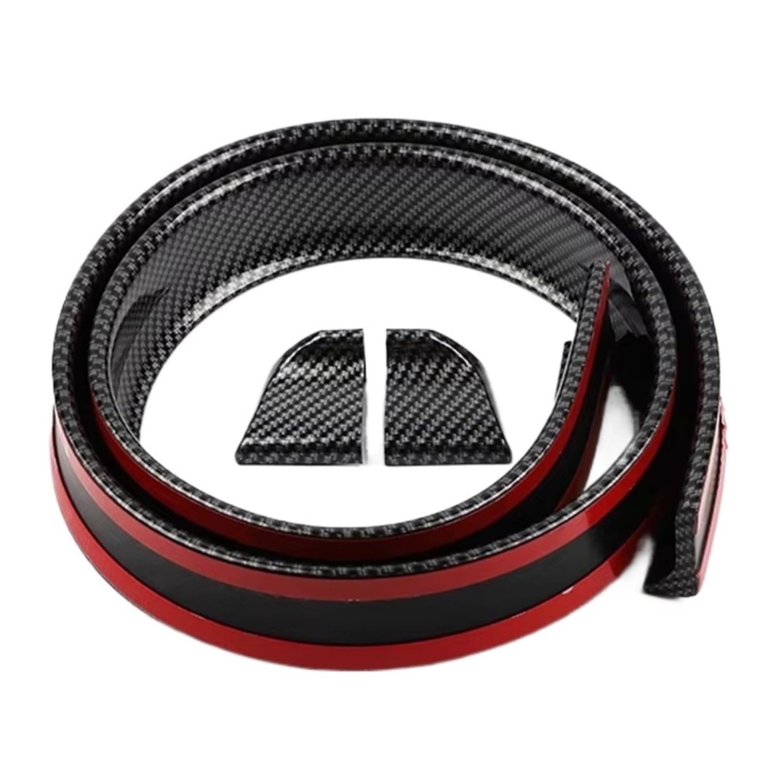 JJRFVBGT Auto Kofferraumspoiler Universal Auto Spoiler Flügel Hinten Mitte Dach Fenster Stamm Deckel Ducktail Lip Limousine Außen Modifikation Zubehör(Carbon) von JJRFVBGT