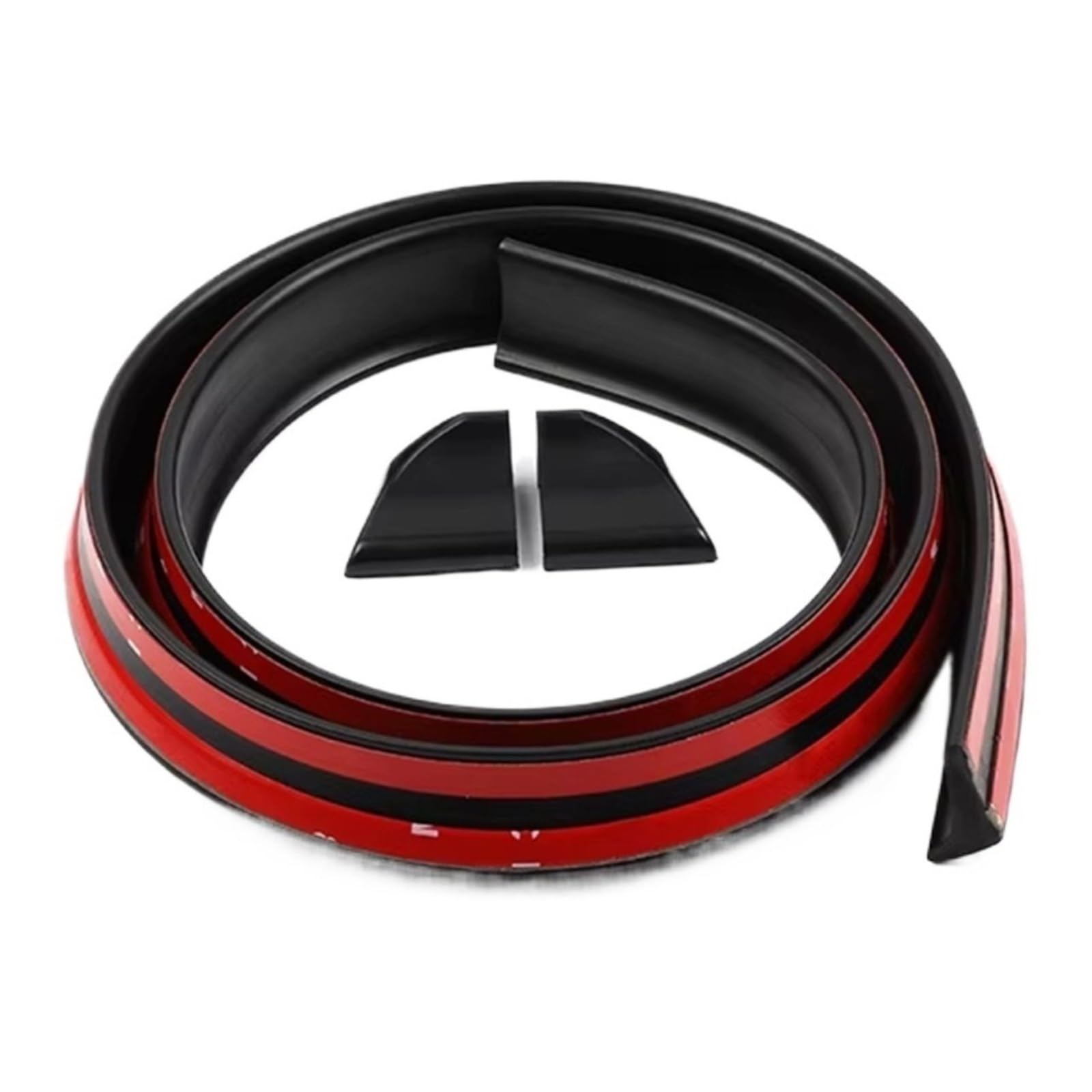 JJRFVBGT Auto Kofferraumspoiler Universal Auto Spoiler Flügel Hinten Mitte Dach Fenster Stamm Deckel Ducktail Lip Limousine Außen Modifikation Zubehör(Matt Black) von JJRFVBGT