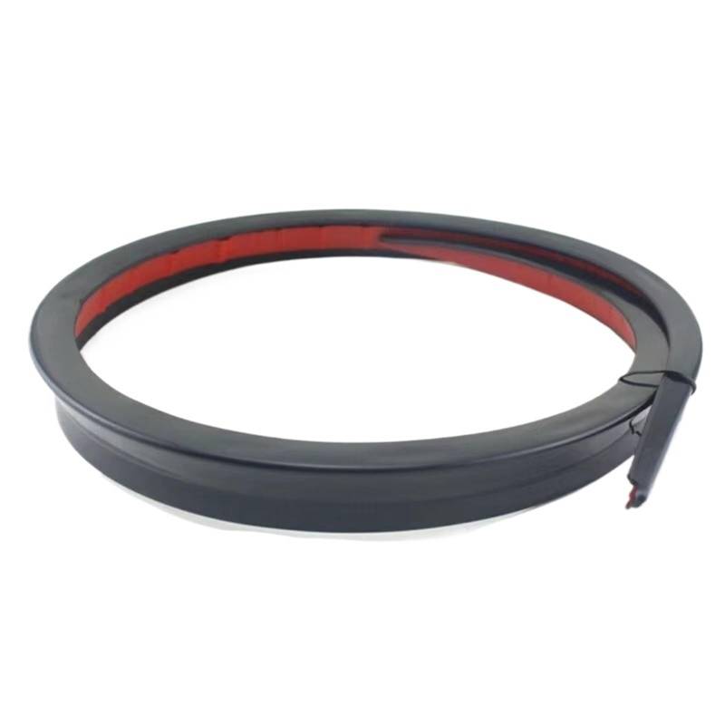 JJRFVBGT Auto Kofferraumspoiler Universal Heckspoiler Lippe Aufkleber Aufkleber Dachspoiler 120 cm Schwarz Soft PU Auto Spoiler Modifikation Spoiler Zubehör von JJRFVBGT