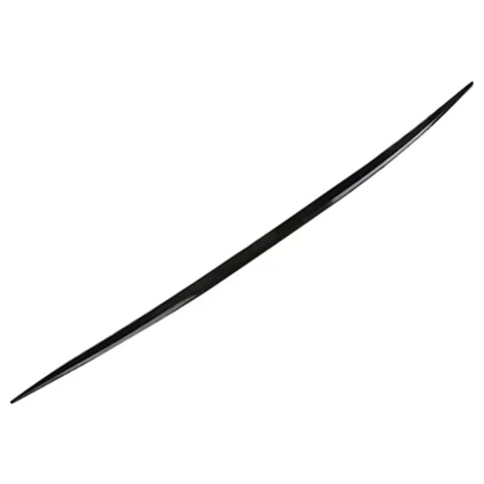 JJRFVBGT Auto Kofferraumspoiler Universelle Hintere Dachspoilerlippe 1,2 M/1,5 M Auto-Styling Kohlefaser Weiche Heckklappe Für Flügel DIY Refit Auto-Außenmodifikationszubehör(Bright Black 1) von JJRFVBGT