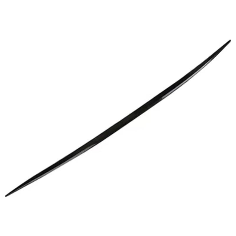 JJRFVBGT Auto Kofferraumspoiler Universelle Hintere Dachspoilerlippe 1,2 M/1,5 M Auto-Styling Kohlefaser Weiche Heckklappe Für Flügel DIY Refit Auto-Außenmodifikationszubehör(Bright Black 1) von JJRFVBGT