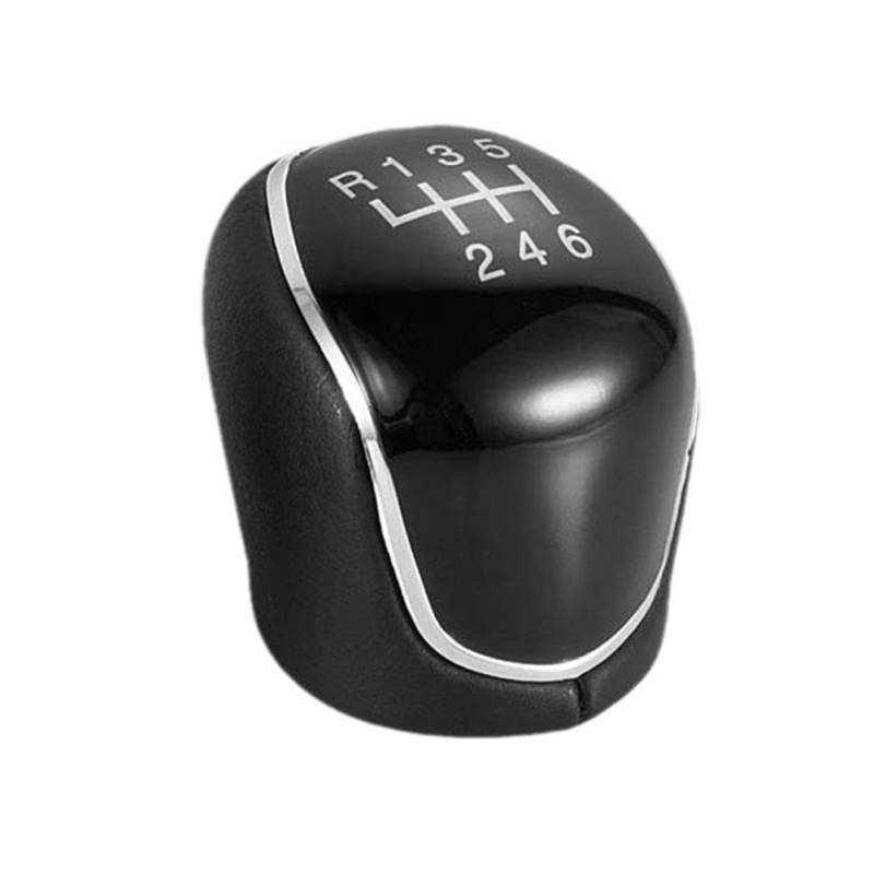 JJRFVBGT Auto Schaltknauf Hebel Kompatibel Mit Ford Für Focus Mk2 2007 2008 2009 2010 2011 5/6-Gang-Schaltknauf Autozubehör(6 Spedd) von JJRFVBGT