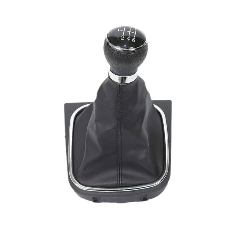 JJRFVBGT Auto Schaltknauf Hebel Kompatibel Mit Vw Für Rabbit Für Golf 5 Für J&etta 2005-2010 Accessries Auto 5/6 Gang Schaltknauf Hebel Stick Gamasche Boot Abdeckung(6 Speed) von JJRFVBGT