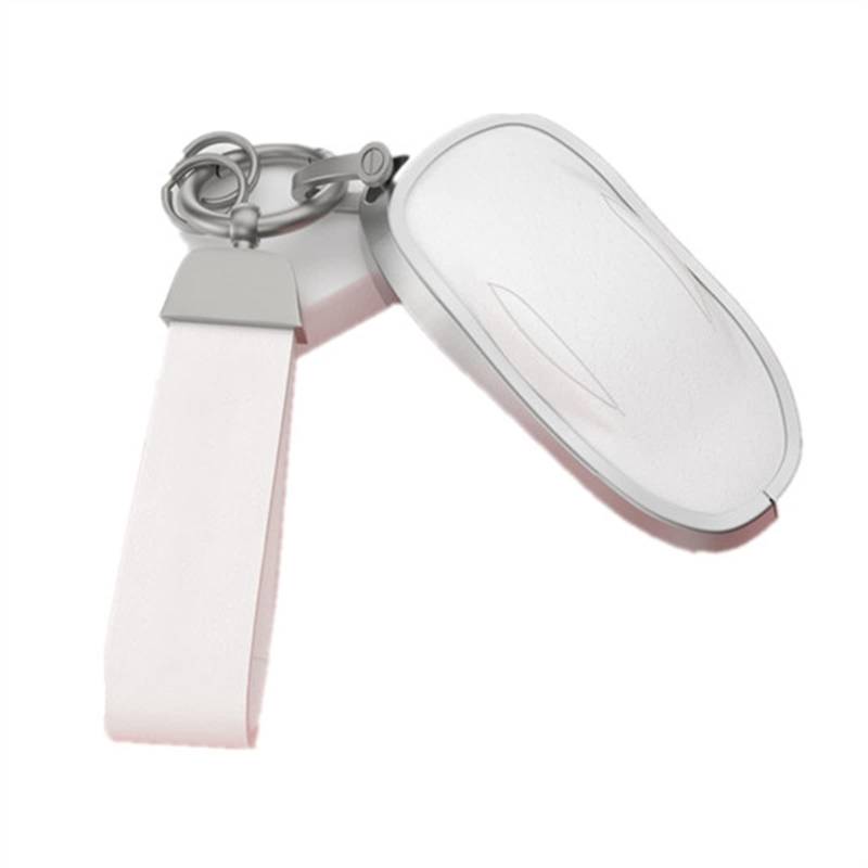 JJRFVBGT Autoinnenteile Autoschlüsselhalter Schutzkarte Schlüsselanhänger Tasche Kompatibel Mit Tesla Für Model 3 2017 2018 2019 2020 2021 2022(5) von JJRFVBGT