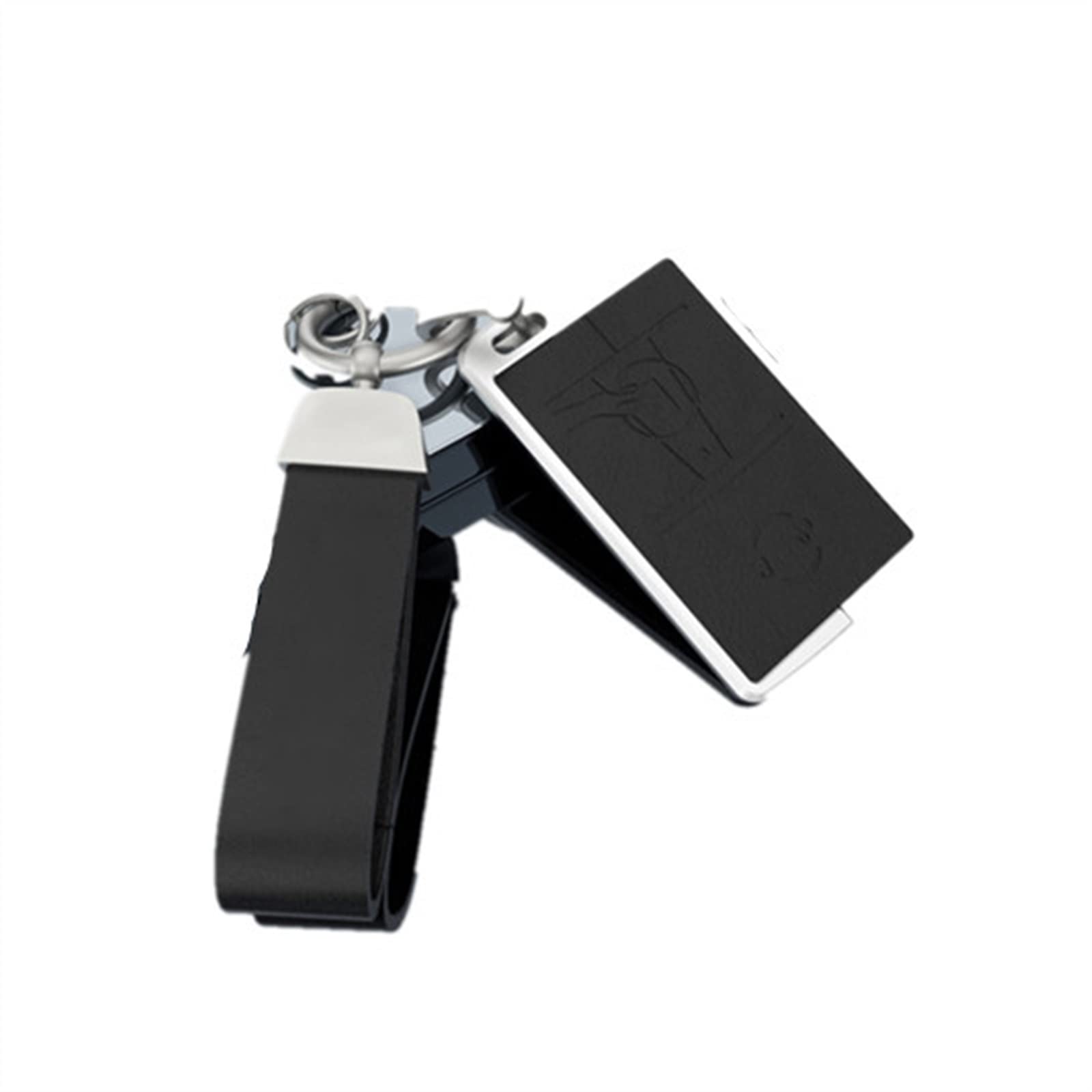 JJRFVBGT Autoinnenteile Autoschlüsselhalter Schutzkarte Schlüsselanhänger Tasche Kompatibel Mit Tesla Für Model 3 2017 2018 2019 2020 2021 2022(6) von JJRFVBGT