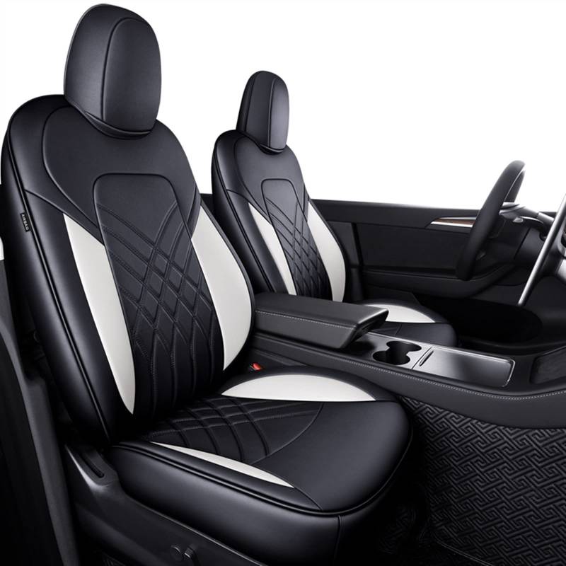 JJRFVBGT Autoinnenteile Autositzbezug Full Wrap Kissen Kissen Sitzlehnenmatten Schutzmatte Anti Schmutzbezug Kompatibel Mit Tesla Für Model Y 2020(2) von JJRFVBGT