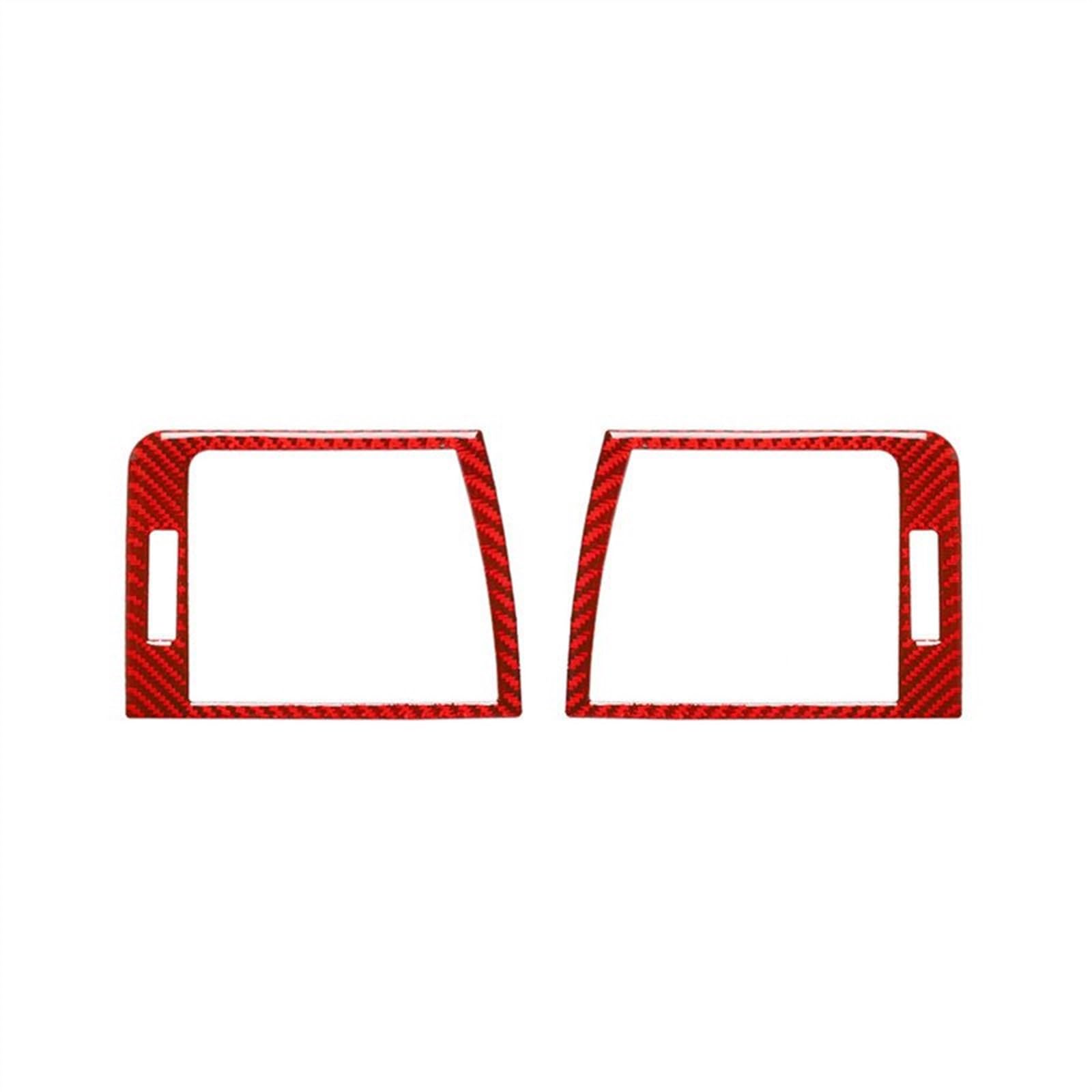 JJRFVBGT Autoinnenteile Kompatibel Mit 3er E46 1998 1999 2000 2001 2002 2003 2004 2005 Auto-Armaturenbrett-Seitenlüftungsauslass-Zierrahmen-Dekorationsaufkleber(2) von JJRFVBGT