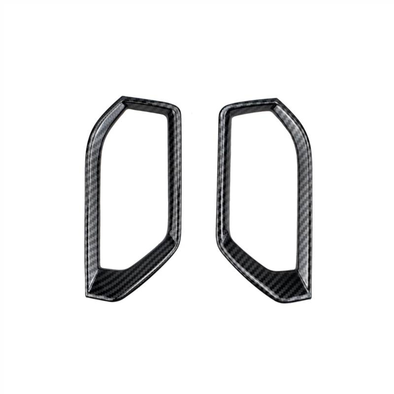 JJRFVBGT Autoinnenteile Kompatibel Mit Chevrolet Für Silverado 2019 2020 2021 2022. Autozubehör, Innen-LHD-Armaturenbrett, Air Vent Outlet Trim Cover(2) von JJRFVBGT