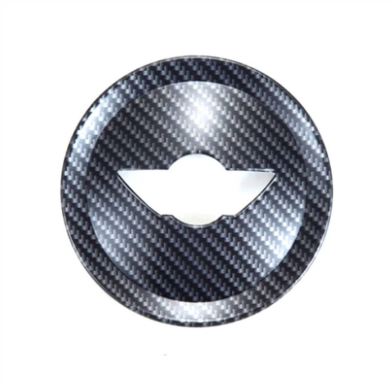 JJRFVBGT Autoinnenteile Kompatibel Mit Mini Für Cooper Für R55 R56 R58 R59 R60 Für Countryman Auto-Lenkrad-Mittelabdeckungs-Fall-Aufkleber Union Jack-Shell-Formteil-Dekorationszubehör(4) von JJRFVBGT