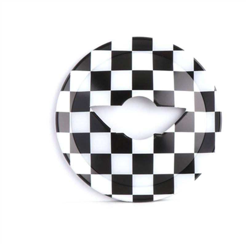 JJRFVBGT Autoinnenteile Kompatibel Mit Mini Für Cooper Für R55 R56 R58 R59 R60 Für Countryman Auto-Lenkrad-Mittelabdeckungs-Fall-Aufkleber Union Jack-Shell-Formteil-Dekorationszubehör(5) von JJRFVBGT