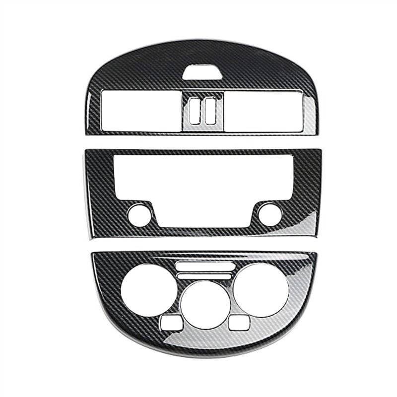 JJRFVBGT Autoinnenteile Kompatibel Mit Nissan Für Tiida 2011 2012 2013 2014 2015 Car Center Control CD-Player Panel Rahmenabdeckung Aufkleber Dekoration Abdeckung(color1) von JJRFVBGT
