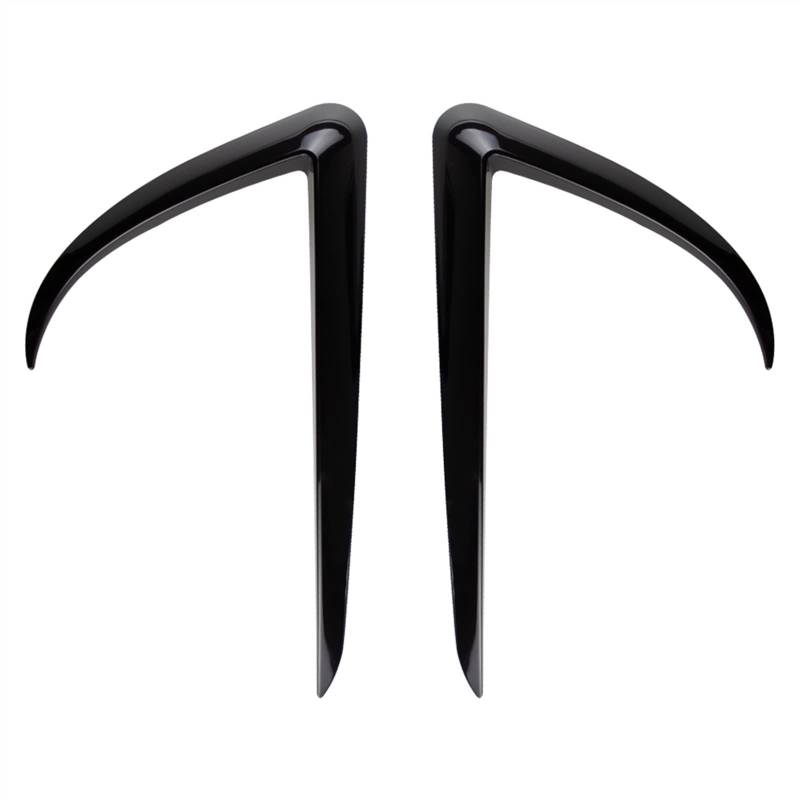 JJRFVBGT Autoinnenteile Kompatibel Mit Tesla Für Model 3 2017 2018 2019 Stoßfänger Spoiler Vent Nebelscheinwerfer Grille Trim Spoiler Flügel(Bright) von JJRFVBGT