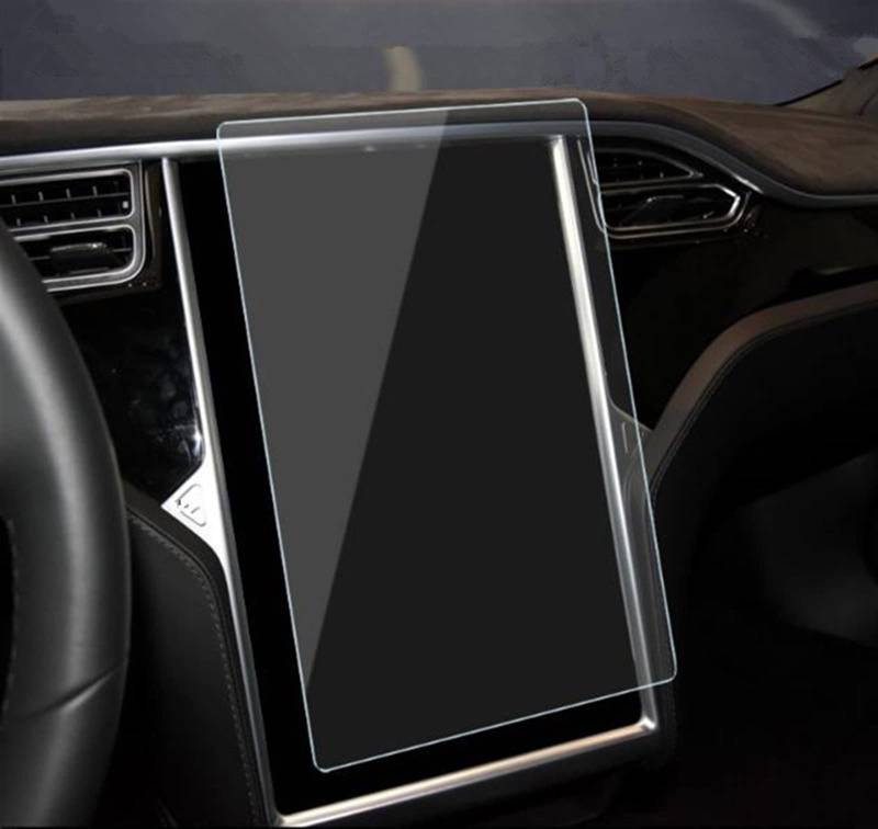 JJRFVBGT Autoinnenteile Kompatibel Mit Tesla Für Model S Zentralsteuerung Navigation Touchscreen GPS Displayschutzfolie 17 Zoll Armaturenbrett Schutzfolie(GPS) von JJRFVBGT