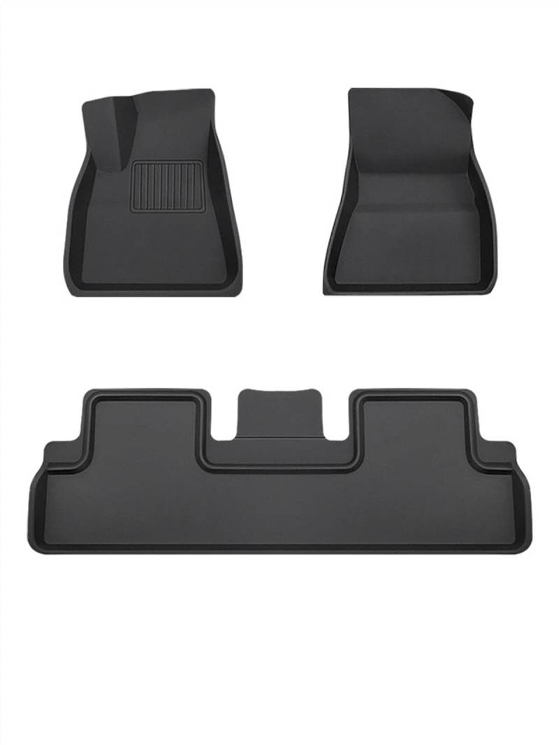 JJRFVBGT Autoinnenteile Kompatibel Mit Tesla for Model 3 2021 2022 Fußmatten Anti Kick Dirty Foot Pad Leicht Zu Reinigende Bodenmatte Innenschutz von JJRFVBGT