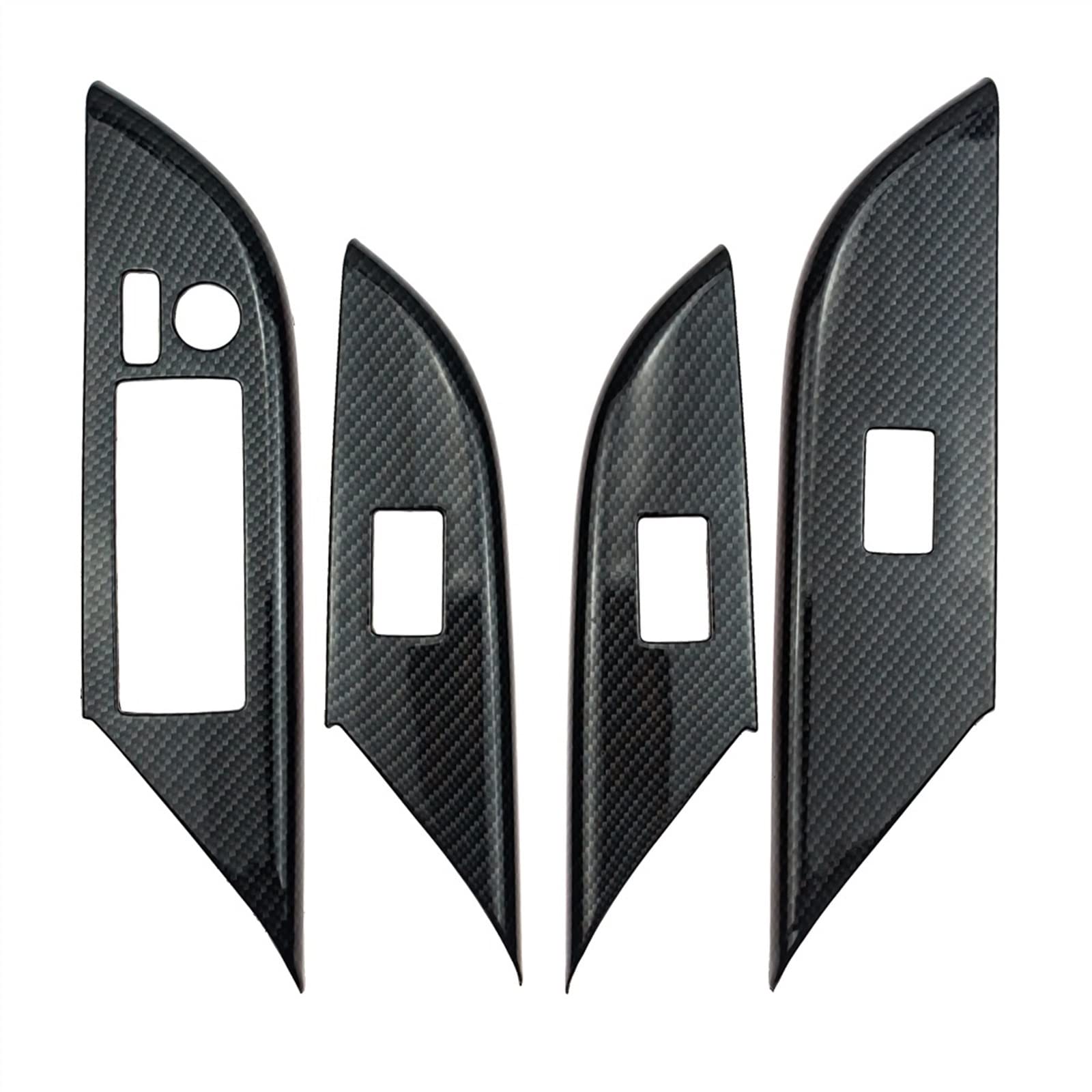 JJRFVBGT Autoinnenteile Kompatibel Mit Toyota for Fortuner for Hilux Revo for Conquest 2015 UP 4pcs LHD RHD Window Lift Trim Switch Button Panel Interior(Bamboo - Left Drive) von JJRFVBGT