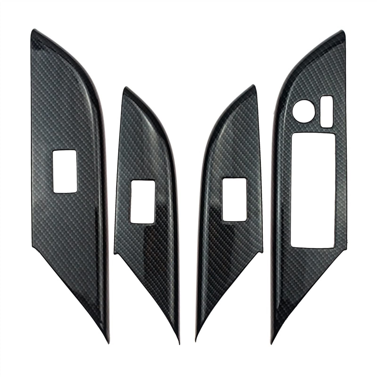 JJRFVBGT Autoinnenteile Kompatibel Mit Toyota for Fortuner for Hilux Revo for Conquest 2015 UP 4pcs LHD RHD Window Lift Trim Switch Button Panel Interior(Bamboo - Right Drive) von JJRFVBGT