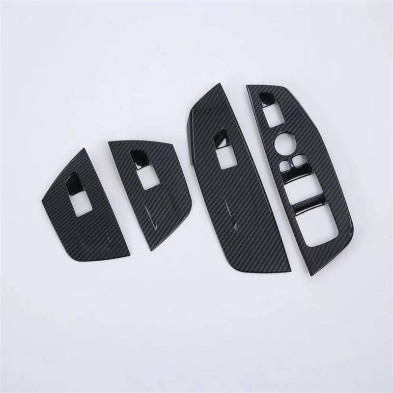 JJRFVBGT Autoinnenteile Kompatibel Mit X3 G01 2022 2023 Auto Schaltknauf Zentrale Handbremse Abdeckungen Innen Auto Zubehör Aufkleber Trim(Window Lift Cover) von JJRFVBGT
