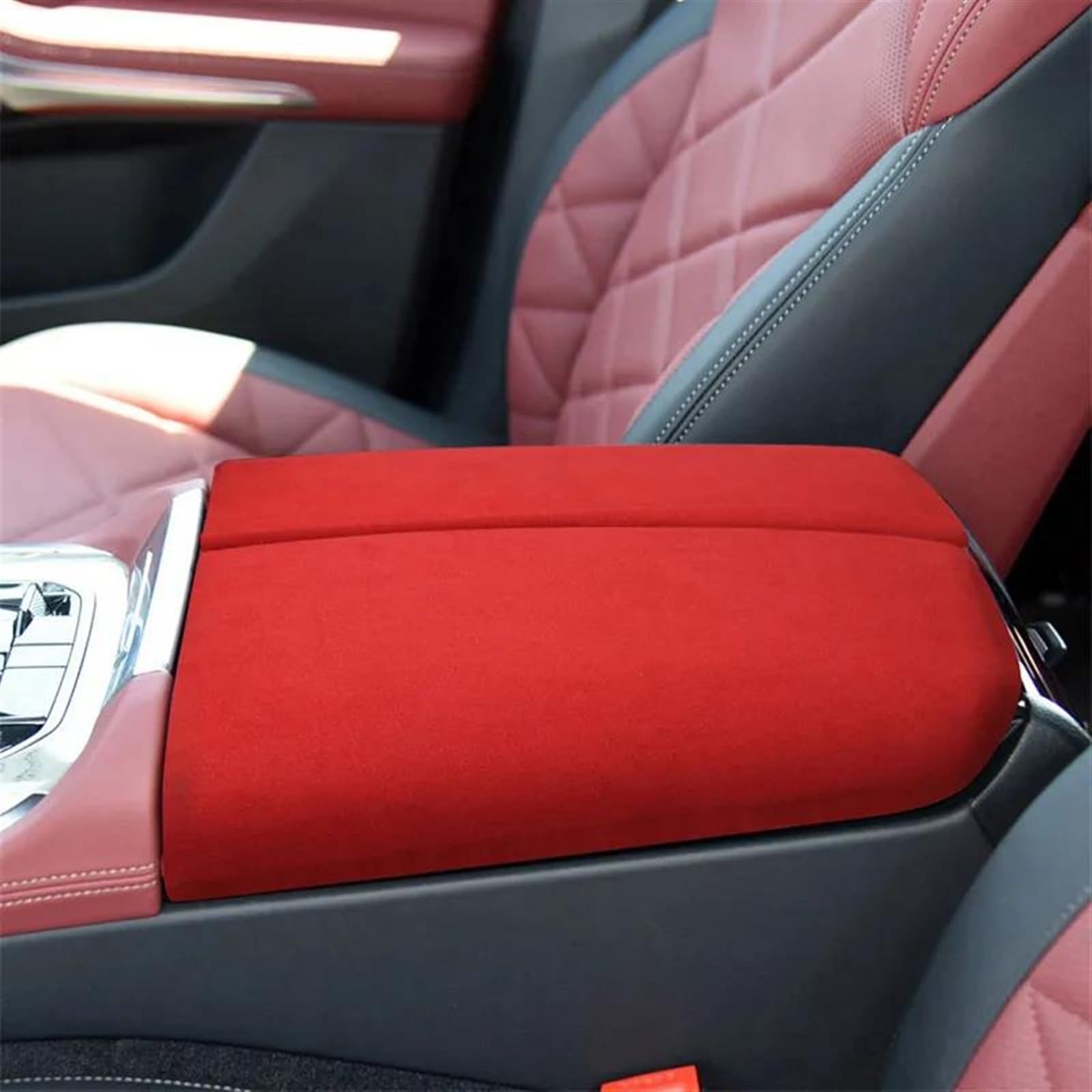 JJRFVBGT Autoinnenteile Kompatibel Mit X5 G05 X6 G06 X7 G07 2019 2020 2021 2022 2023 Auto-Styling Verstauen Aufräumen Armlehne Box Cover Aufkleber Trim(color1) von JJRFVBGT