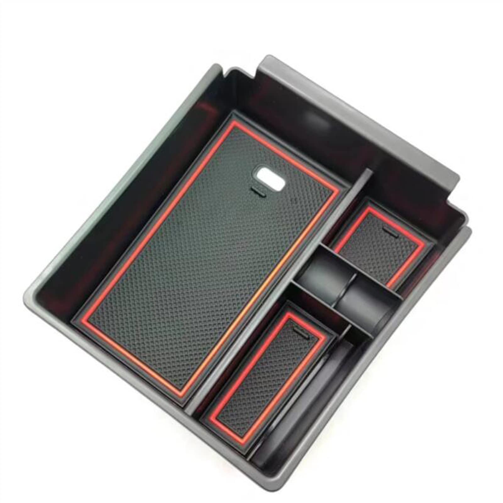 JJRFVBGT Car Center Console Organizer Tray Kompatibel Mit Hyundai Für Tucson NX4 Limited 2022 Armlehnen-Aufbewahrungsbox Autoinnenausstattung Auto Zentrale Steuerung Tray(002) von JJRFVBGT