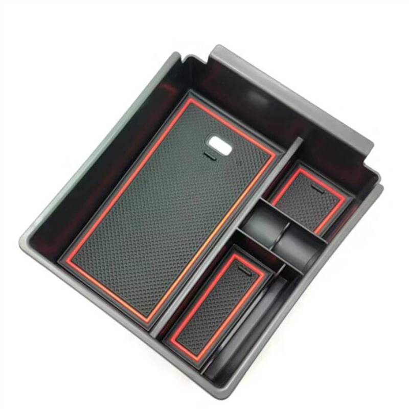 JJRFVBGT Car Center Console Organizer Tray Kompatibel Mit Hyundai Für Tucson NX4 Limited 2022 Armlehnen-Aufbewahrungsbox Autoinnenausstattung Auto Zentrale Steuerung Tray(002) von JJRFVBGT