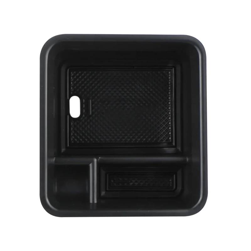 JJRFVBGT Kompatibel Mit VW Für T-Cross 2018 2019 2020 2021 2022 2023 2024 Auto Armlehne Aufbewahrungsbox Tablett Container Organizer Zubehör Auto Zentrale Steuerung Tray von JJRFVBGT