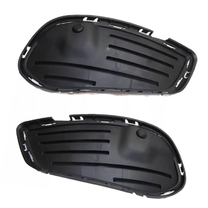 JJRFVBGT Nebelscheinwerfer Blende Kompatibel Mit Benz C300 C400 C43 C450 2015–2018, 2 Stück, Frontstoßstange, Nebelscheinwerfer-Kühlergrill, Glänzend Schwarz, Teile 2058854123 2058854023 von JJRFVBGT