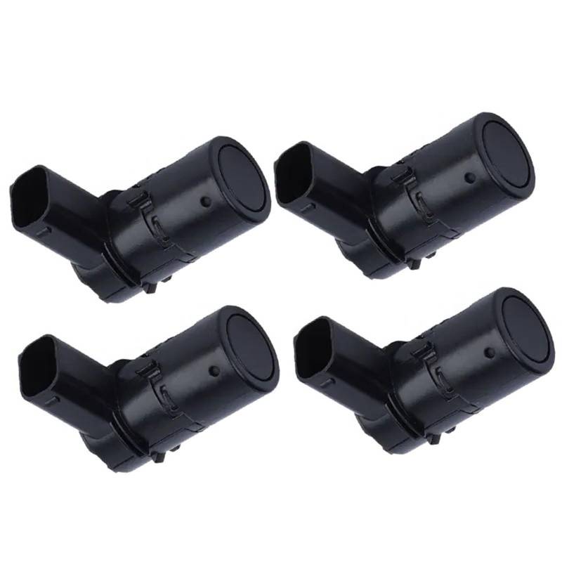 JJRFVBGT PDC Sensor Kompatibel Mit Citroen Für C4 Auto Pdc Einparkhilfe Objektsensor Stoßstange Abstandskontrollsensor Rückfahrassistent 9653849080(Black,4pcs) von JJRFVBGT