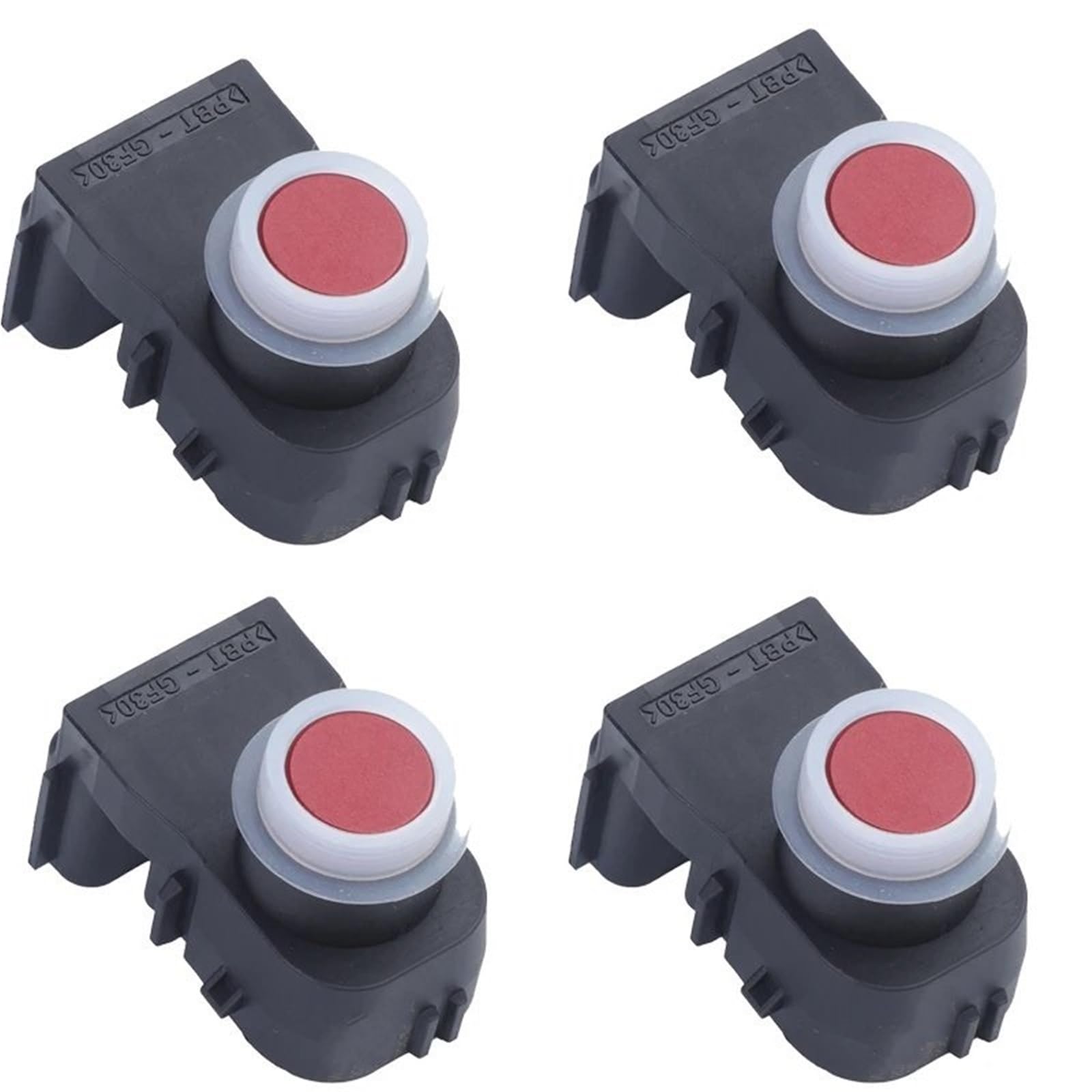 JJRFVBGT PDC Sensor Kompatibel Mit Hyundai Autozubehör Pdc Backup Einparkhilfe Objektabstandskontrollsensor Rückfahrassistent 96890d9000(Red,4pcs) von JJRFVBGT