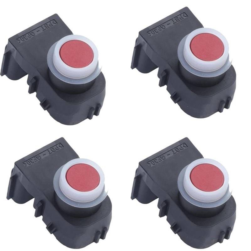 JJRFVBGT PDC Sensor Kompatibel Mit Hyundai Autozubehör Pdc Backup Einparkhilfe Objektabstandskontrollsensor Rückfahrassistent 96890d9000(Red,4pcs) von JJRFVBGT