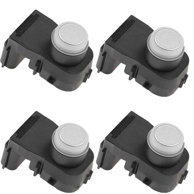 JJRFVBGT PDC Sensor Kompatibel Mit Hyundai Autozubehör Pdc Backup Einparkhilfe Objektabstandskontrollsensor Rückfahrassistent 96890d9000(Silver,4pcs) von JJRFVBGT