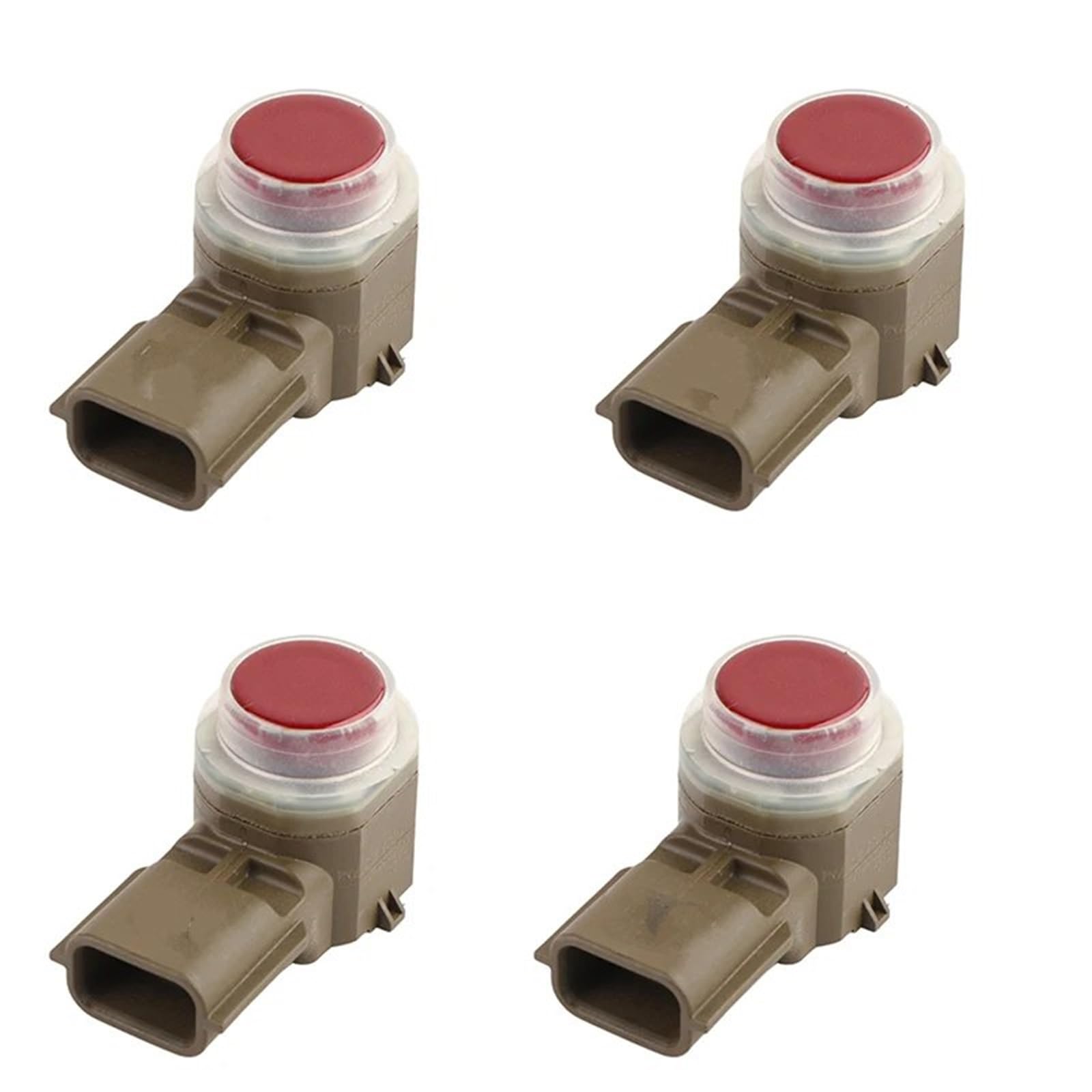 JJRFVBGT PDC Sensor Kompatibel Mit Infiniti Car Pdc Parking Distance Control Assist Object Sensor Reverse Assist Auto Accessories 284385sa0b(Red,4pcs) von JJRFVBGT
