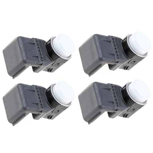 JJRFVBGT PDC Sensor Kompatibel Mit Kia Auto Pdc Stoßstange Parkplatz Ultraschall Sensor Auto Einparkhilfe Sensor Reverse Assist 96890c5500(White,4PCS) von JJRFVBGT