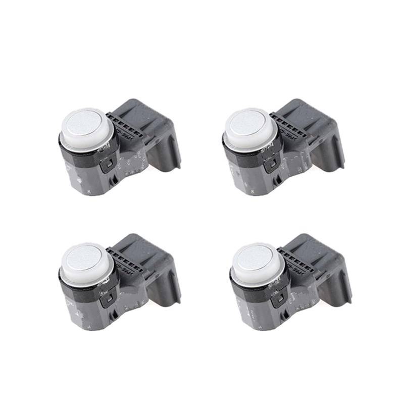 JJRFVBGT PDC Sensor Kompatibel Mit Kia Autozubehör Pdc-Einparkhilfe Objektabstandskontrolle Abstandssensor Stoßstangen-Rückfahrassistent 96890c5100(Silver,4pcs) von JJRFVBGT