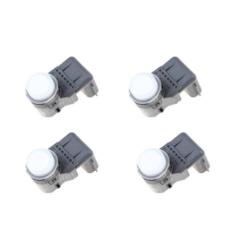 JJRFVBGT PDC Sensor Kompatibel Mit Kia Autozubehör Pdc-Einparkhilfe Objektabstandskontrolle Abstandssensor Stoßstangen-Rückfahrassistent 96890c5100(White,4pcs) von JJRFVBGT