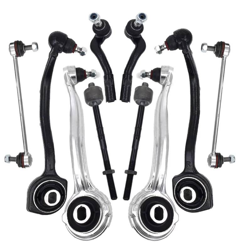 JJRFVBGT Querlenker Vorderachse Kompatibel Mit Benz Für R171 2004 2005 2006 2007 2008 2009 2010 2011, Vorderer Unterer Querlenker Mit Kugelgelenk, Stabilisator-Endverbindungssatz von JJRFVBGT